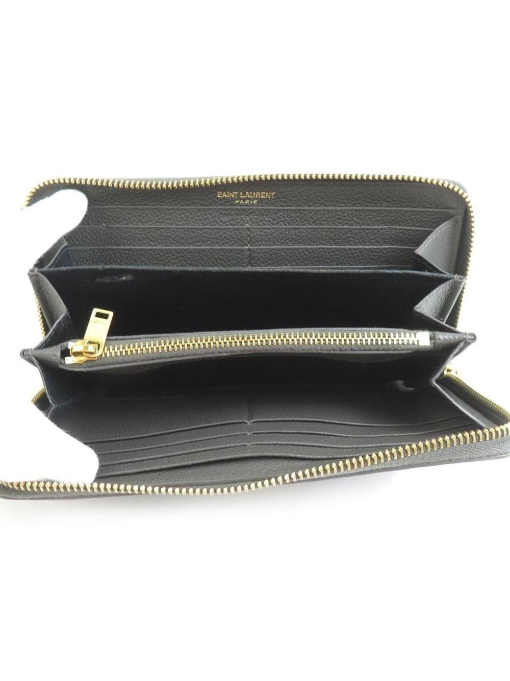 Auth Saint Laurent Zip Around Long #268203S27B - Picture 3 of 8